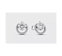 Pandora Sparkling Round Halo Stud Earrings 291248C01