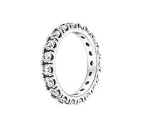 Pandora Sparkling Row Eternity Ring - Ring Size 56