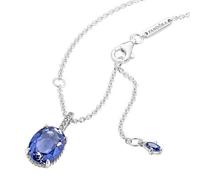 Pandora Sparkling Statement Blue Halo Necklace - 45cm