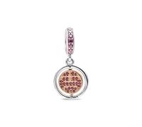 PANDORA Spinning Lucky Dangle Charm, Metal, No Gemstone