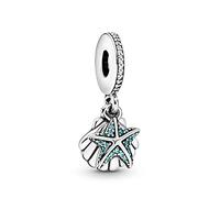 Pandora Starfish & Sea Shell Dangle Charm 792076CZF