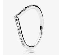 PANDORA Sterling Silver Beaded Wish Ring 196315-48