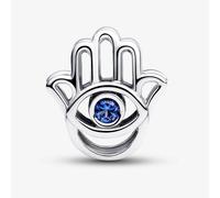 PANDORA Sterling Silver Blue Cubic Zirconia Hamsa Hand Charm 794062C01