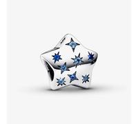 PANDORA Sterling Silver Blue Cubic Zirconia Sparkling Star Charm 792974C01