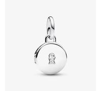 PANDORA Sterling Silver Cubic Zirconia Love Locket Charm 793066C01