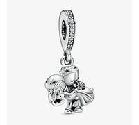 PANDORA Sterling Silver Cubic Zirconia Married Couple Dangle Charm 798896C01