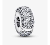 PANDORA Sterling Silver Cubic Zirconia Pave Clip Charm 794032C01