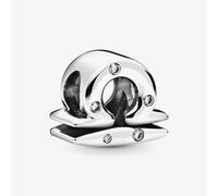 PANDORA Sterling Silver Cubic Zirconia Sparkling Libra Zodiac Charm 798424C01