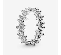PANDORA Sterling Silver Daisy Band Ring 180934CZ-54