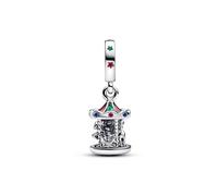 Pandora Pendant Sterling Silver 925 793586C01, Enamel, Cubic Zirconia crysta