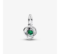 PANDORA Sterling Silver Green Cubic Zirconia May Birthstone Charm 793125C05