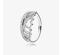 PANDORA Sterling Silver Hearts Tiara Ring 190958CZ-50