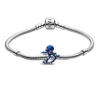 Pandora Sterling Silver Ladies Bracelet Starter Set Blue Octopus 31020