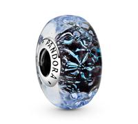 Pandora Wavy Dark Blue Murano Ocean Charm- No Box