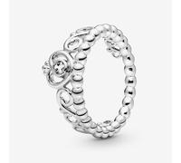 PANDORA Sterling Silver Princess Tiara Crown Ring 190880CZ-48
