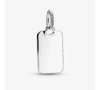 PANDORA Sterling Silver Rectangle Tag Loose Pendant 398611C00