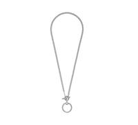 Pandora T-bar O-pendant sterling silver necklace, 50