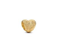 Pandora Moments Gold Textured Heart Mini Charm