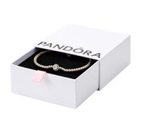 Pandora Gold Sparkling Halo Tennis Bracelet - 18cm