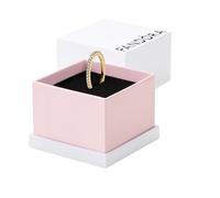 Pandora Timeless 14k Gold-plated ring with clear cubic zirconia, 54