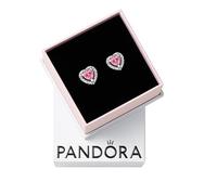 Pandora Moments 298427C02 Pink Heart Earrings