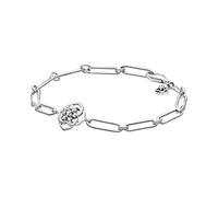 PANDORA Timeless Bracelet Rose Petals Silver Zirconia 599409C01 18 cm, 18 cm, Non-Precious Metal, Cubic Zirconia