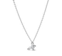 PANDORA Timeless Butterfly Pendant Necklace Made of Sterling Silver with Cubic Zirconia, Size: 45 cm, 394266C01-45