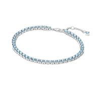 Pandora Timeless Collection 591469C03-16 Sterling Silver Tennis Bracelet Sparkling Blue Crystals 16cm, 591469C03-16, Sterling Silver, Cubic Zirconia, 591469C03-16, Sterling Silver, Cubic Zirconia