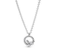 Pandora 'Herbarium Cluster' WoMens 925 Sterling Silver Chain with Pendant - 392620C01-45 - One Size