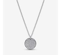 Pandora 'Timeless Pavé' Womens 925 Sterling Silver Chain with Pendant - 392632C01-45 - One Size
