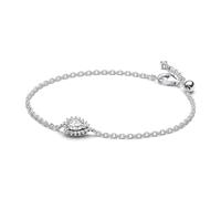 Pandora Timeless Sterling silver bracelet with clear cubic zirconia, 16