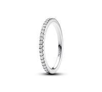 Pandora Timeless Sterling silver eternity ring with clear cubic zirconia, 54