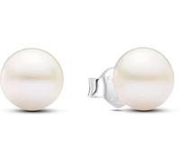 Pandora Timeless Sterling silver jewellery with white treated freshwater cultured pearl and clear cubic zirconia