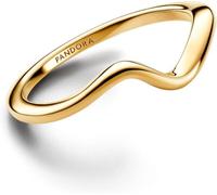 Pandora Timeless Wave 14k gold-plated ring