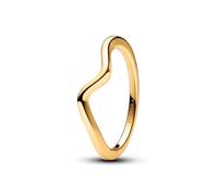 Pandora Timeless Wave 14k gold-plated ring