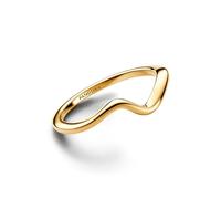 Pandora Timeless Wave 14k gold-plated ring, 60