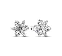 Pandora Timeless Women's Sterling Silver Sparkling Herbarium Cluster Stud Earrings, No Box
