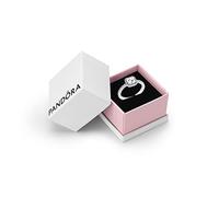 PANDORA Timeless Women's Sterling Silver Square Cubic Zirconia Ring, Size 50, No Box