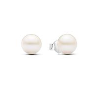 Pandora Treated Freshwater Cultured Pearl 7mm Stud Silver Earrings
