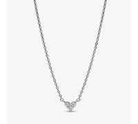 PANDORA Triple Stone Heart Collier Necklace 393014C01-45