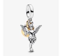 PANDORA Two Colour Cupid Dangle Charm 763663C00