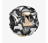 PANDORA Two Tone Letter I Charm 790298I