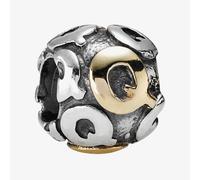 PANDORA Two Tone Letter Q Charm 790298Q