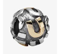 PANDORA Two Tone Letter U Charm 790298U