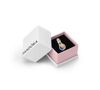 PANDORA Two-tone Splittable Sun & Moon Dangle Charm-With Gift Box