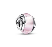 Pandora Umschlungenes Rosafarbenes Murano-Glas Charm 793241C00 Pendant
