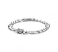 Pandora , Women’s Sterling silver Cubic Zirconia Bracelet, Silver, Eine Grösse - 599544C01-D18