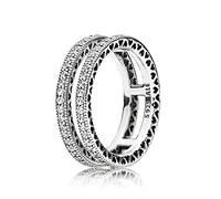 Pandora Women Silver Promise Plain Band Ring - 196236CZ-52