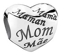 Pandora Women's 925 Sterling Silver Heart Charm Bead