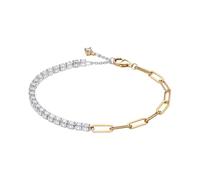 PANDORA Women's Bicolour Link Bracelet with Tennis Band 564821C01